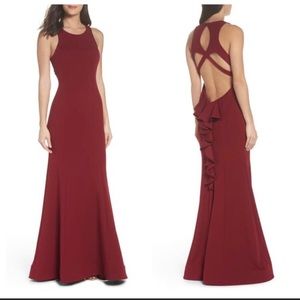 Moulin Rouge Style Red Formal Dress